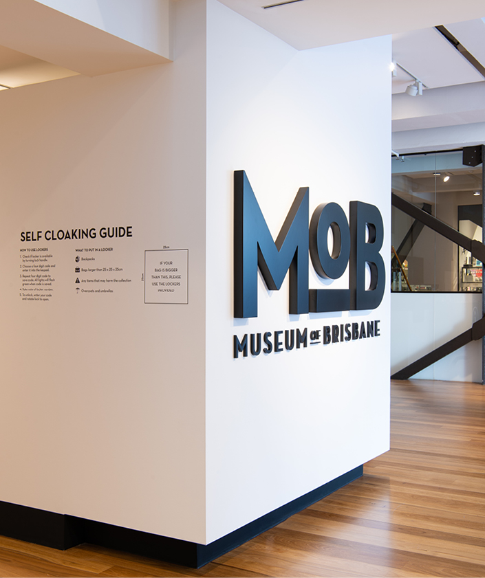 Museum of Brisbane, Front of House and Signage