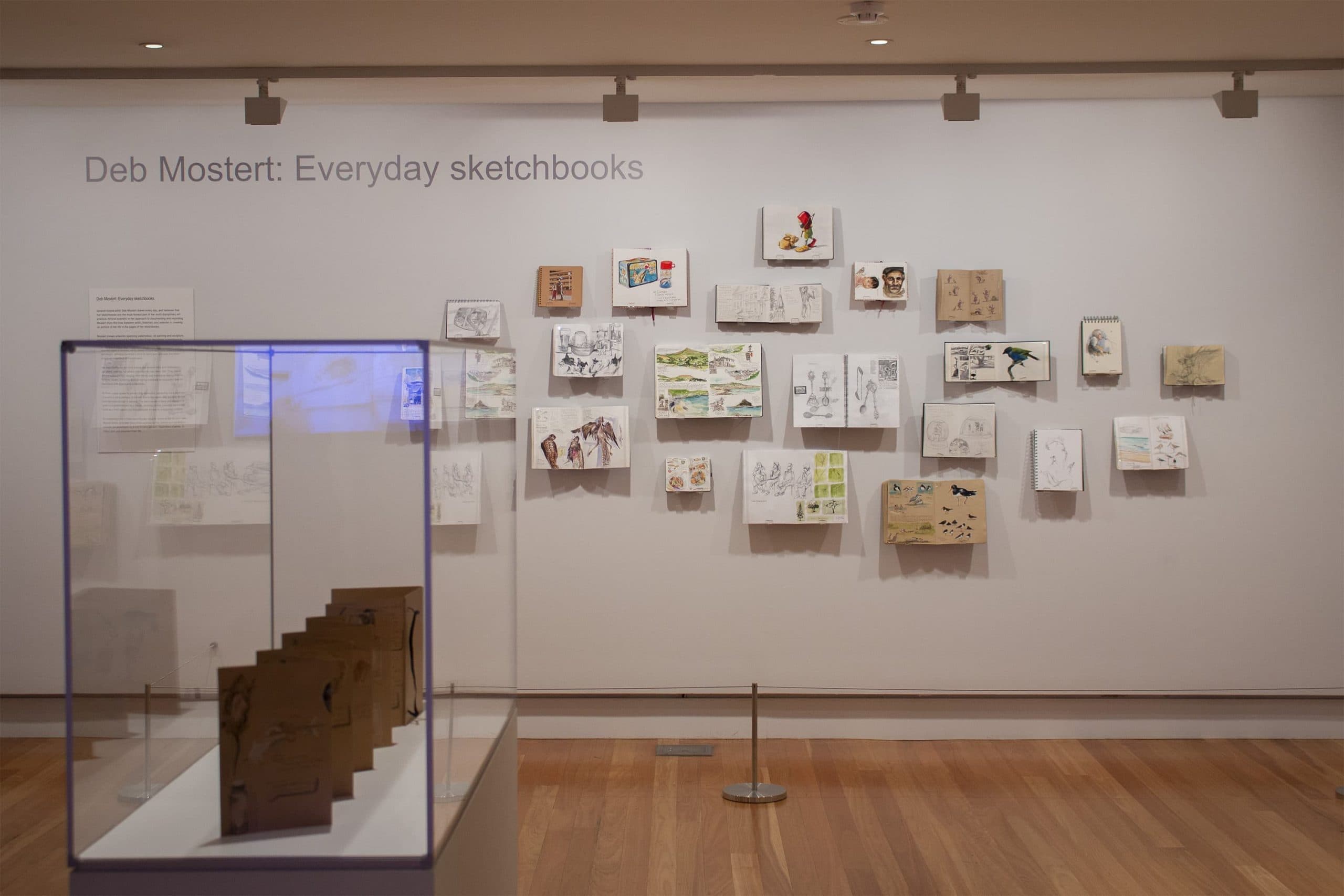 Deb Mostert: Everyday Sketchbooks Exhibition at Ipswich Gallery
