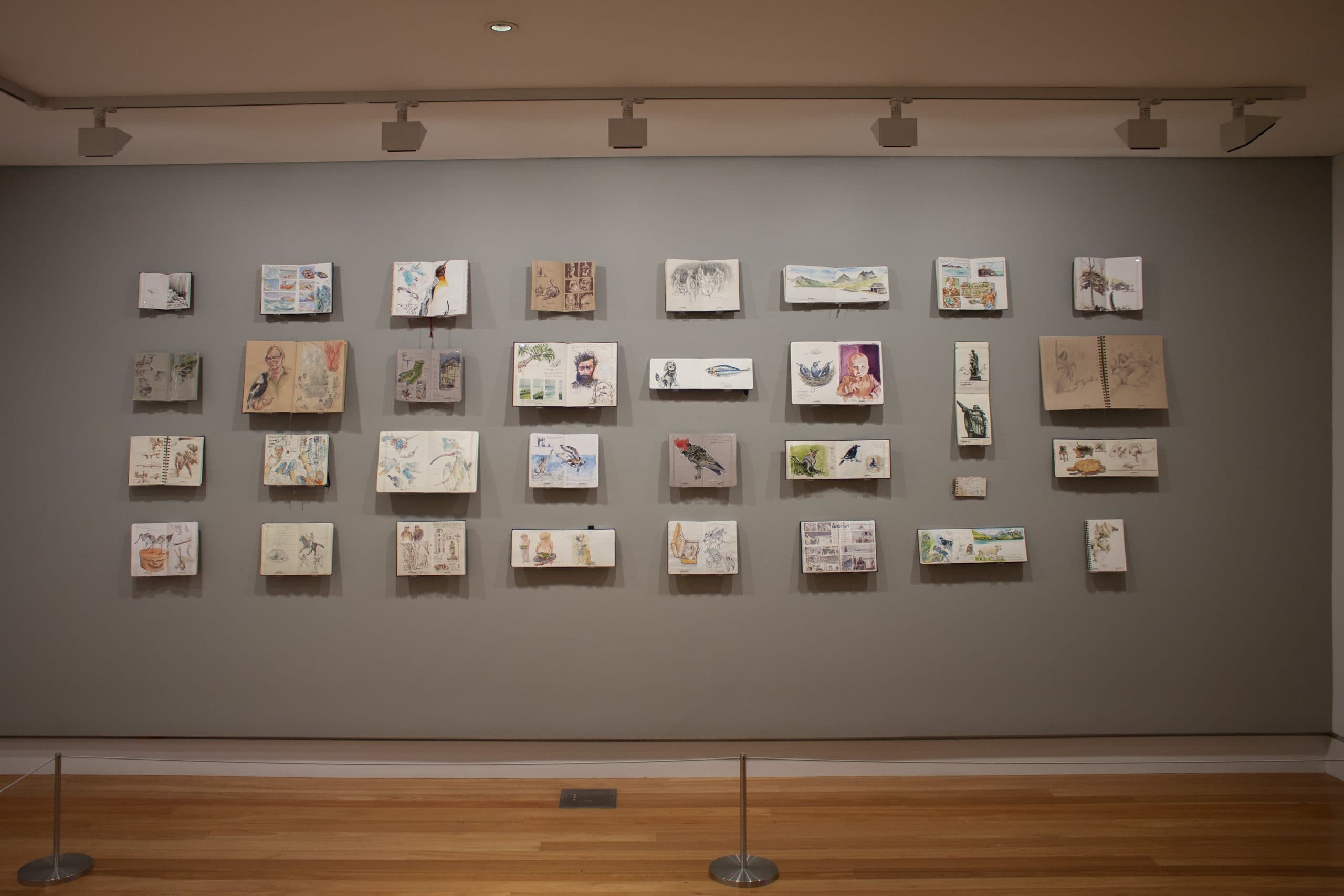 Deb Mostert: Everyday Sketchbooks Exhibition at Ipswich Gallery