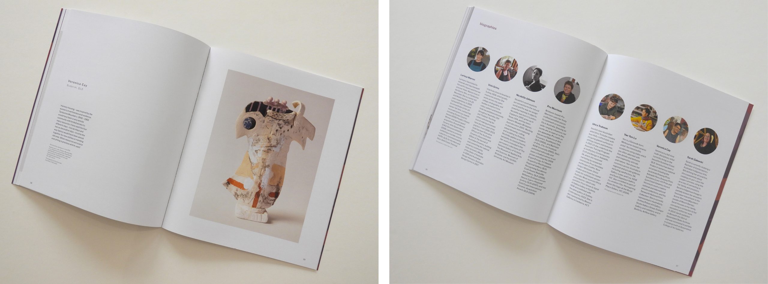 Shifting Ground catalogue pages