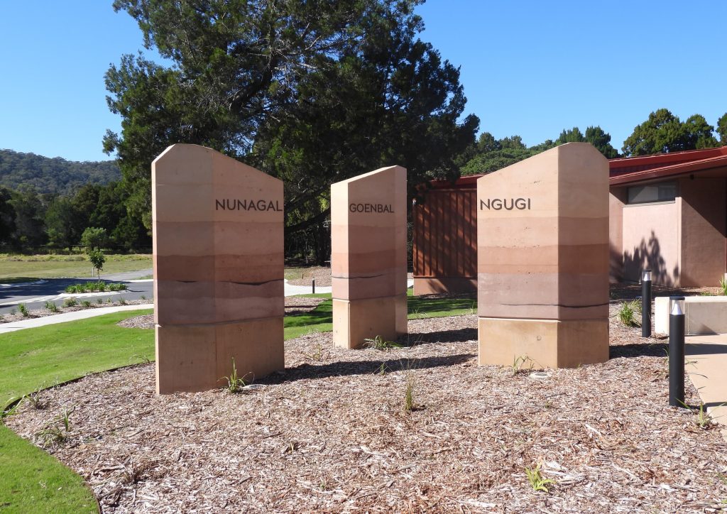Quampi Quandamooka Clan Pillars