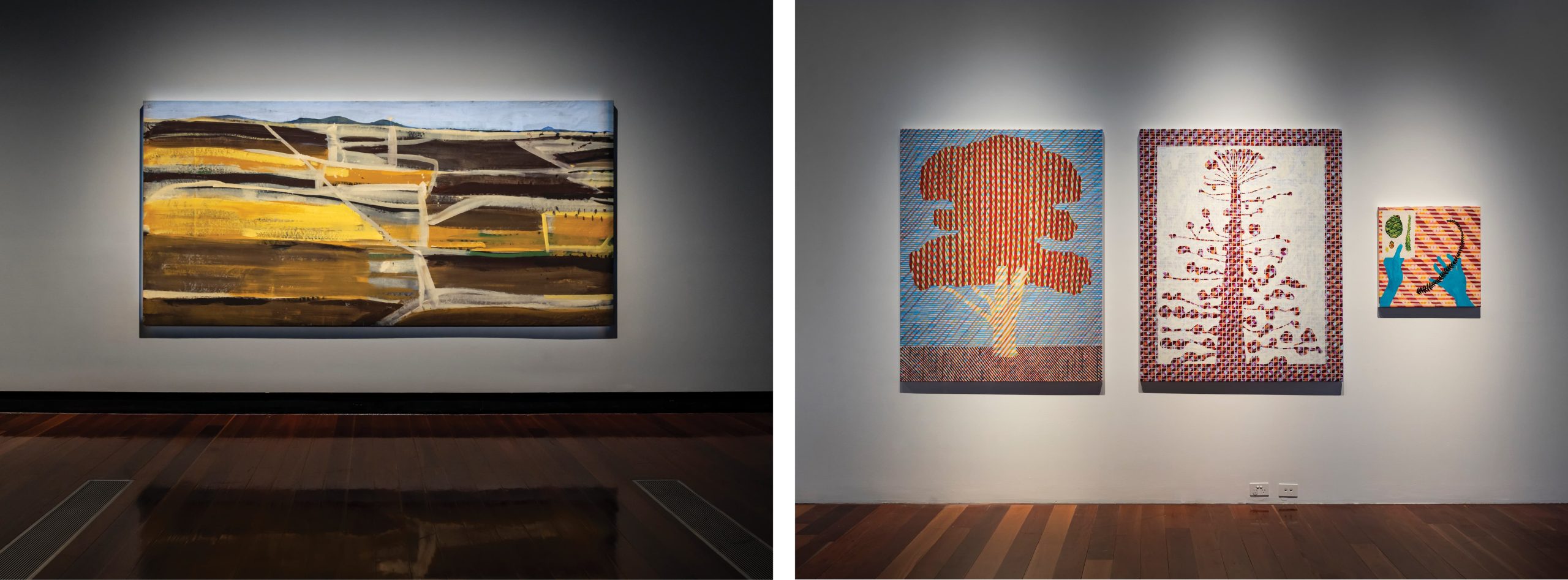 Yield exhibition artworks