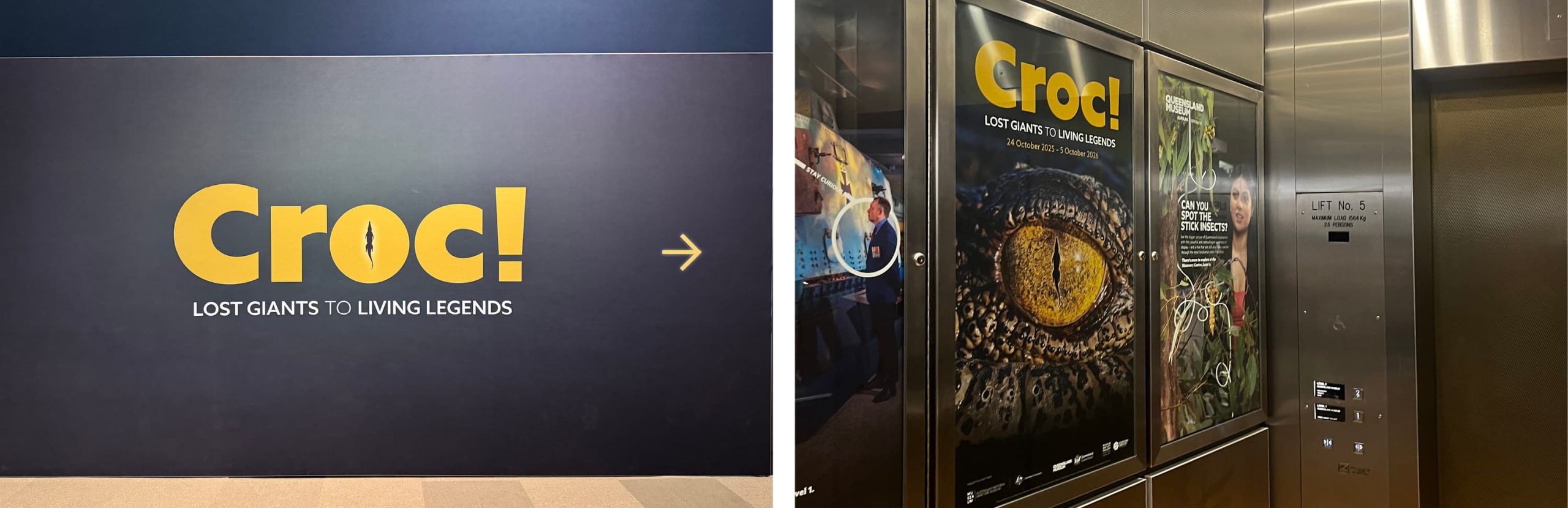 Croc! Lost Giants to Living Legends logo and poster