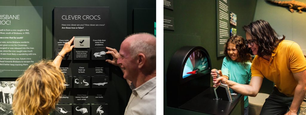 Croc! Lost Giants to Living Legends exhibition interactive