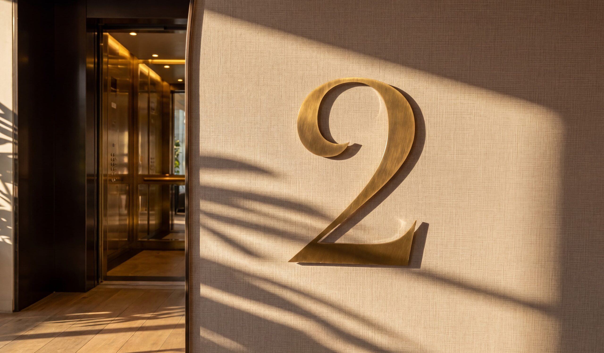 Monarch Residences sign detail